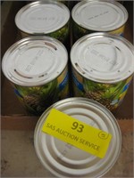 Five 20 Oz Cans Pineapple