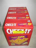 Four 12 Oz Boxes Cheez It Pepper Jack Crackers