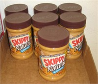 Seven15oz Jars Skippy Natural Peanut Butter Spread