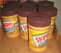 Seven15oz Jars Skippy Natural Peanut Butter Spread
