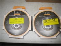 2 New Luci Inflatable Solar Lights
