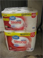 30 Ultra Rolls 2 Ply Great Value Toilet Paper