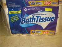 Package of 45 Lg Roll MembersMark Toilet Paper