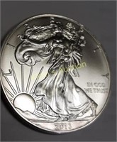 2013 brilliant uncirc silver dollar Eagle coin