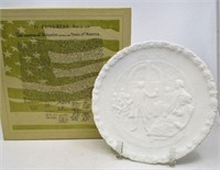 1973 Fenton Spirit of '76 Commemorative Plate