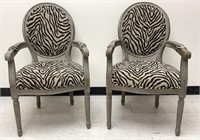 Baroque Arm Chair Pair