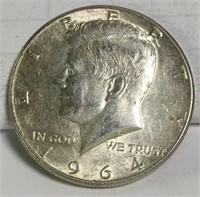 1964 Silver Kennedy Half Dollar