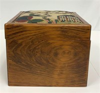 Hand Made Wooden Poker Chip Box