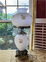 Floral Pattern Parlor Lamp