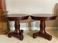 Pair of Round Occasional Tables