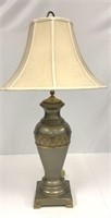 Silver with Gold Overtones Lamp