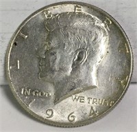 1964 Silver Kennedy Half Dollar