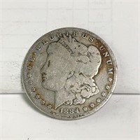 1884 Morgan Silver Dollar