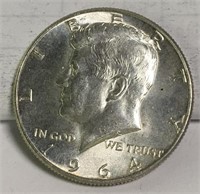 1964 Silver Kennedy Half Dollar