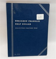 Partial Franklin Half Set (21 Pieces w/1955)