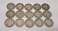 15 Barber Halves