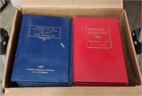 Box of Red/Blue Books