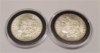 1885 Silver Dollar BU Semi-P/L; 1904-O Silver