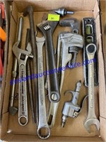 Pittsburgh Wrenches, Level, Rigid Pipe Wrench, Etc