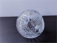Small Round Waterford Crystal Basket