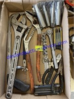 Swagging Tool Set, Hand Saw, 15" Cresent Wrench,