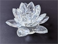 Swarovski Crystal Waterlily Candle Holder