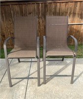 Pair of Outdoor Pub Chairs
