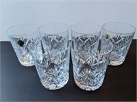6 Waterford Crystal Whiskey Glasses