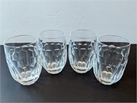 Set of 4 Crystal Tumblers