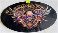 Metal Harley Davidson Sign (18 x 10)