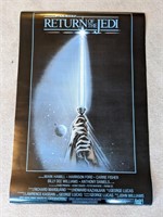 Vintage 1983 Star Wars Return Of The Jedi Poster