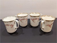 Vintage Royal Albert "Dimity Rose" Mugs (4)