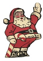 Vintage Poster Santa