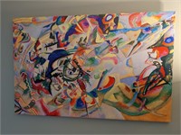 Wassily Kandinsky Framed Canvas Print