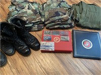 USMC Fatigues, Coveralls, Boots, & Collect