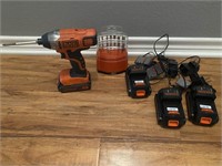 Black & Decker 20 Volt Power Drill w/ Accessories