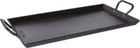 Lodge Carbon Steel Griddle, 18-inch , Black