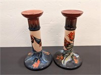 Moorcroft Sally Tuffin Candle Stick Holder