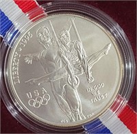 1995 90% SIlver Unc Olympic Games Dollar