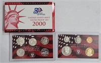 2000 90% Silver United States MInt Proof Set