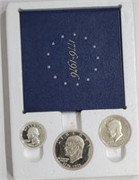 1976 40% Silver Proof Set of Ike Dollar .50 cent