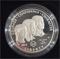 2013 Proof Silver Dollar Girls Scouts of America