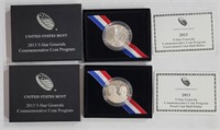 2013 Clad 5 Star General Proof and Unc Half