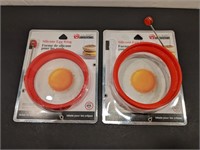 Pair of Culinary Elements Silicone Egg Rings