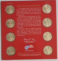 2007 Presidential $1 Coin Unc Set P & D Mints