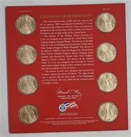 2009 Presidential $1 Coin Unc Set P & D Mints