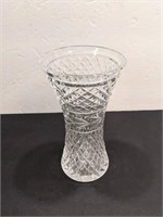 Waterford Crystal Vase w/ Artificial Flowers