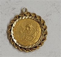 1991 1/10th Oz Gold Panda Chinesse Coin