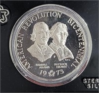 1973 Bicentennial Commemorative Sterling Silver