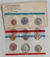 1968 United States MInt Unc Set P & D Mints